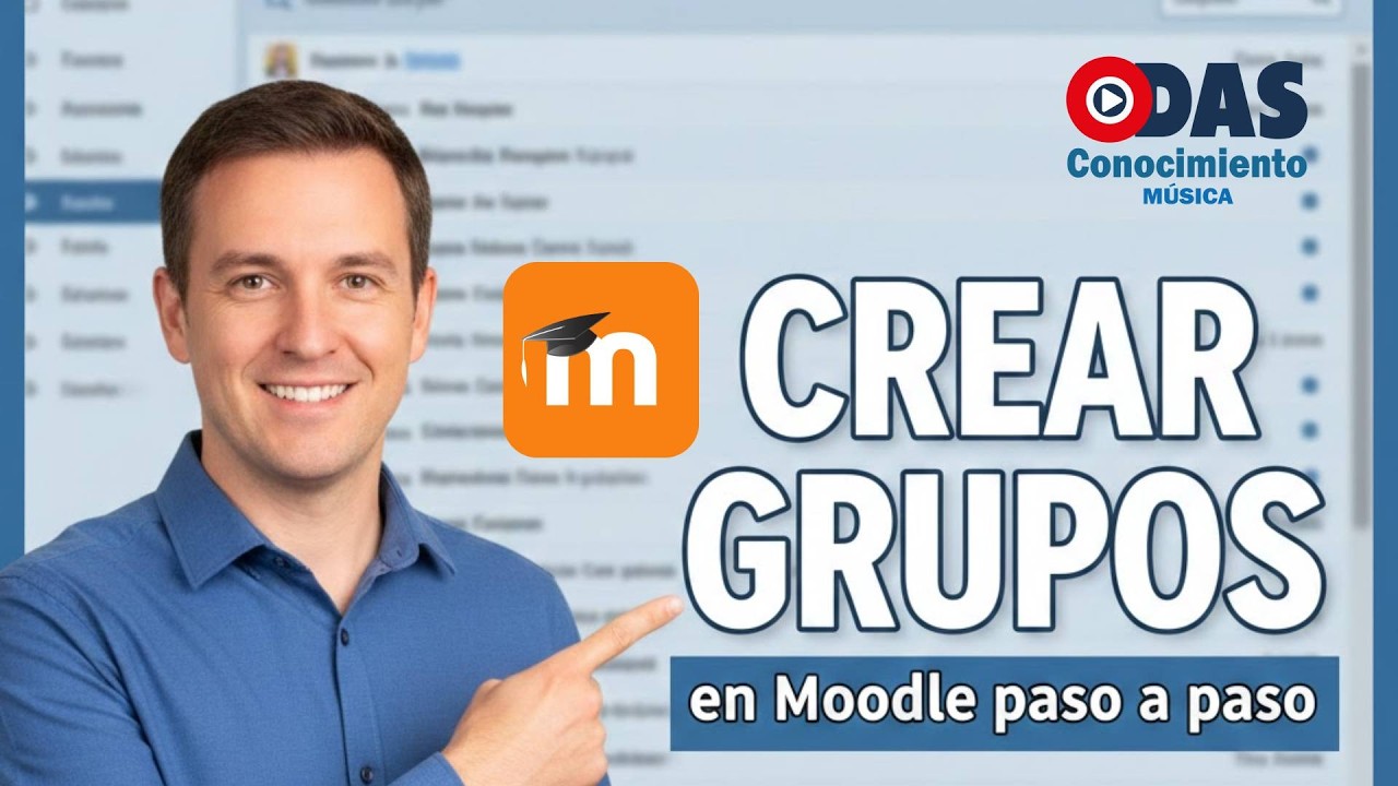 ¿Cómo crear Grupos en la plataforma de aulas virtuales Moodle?