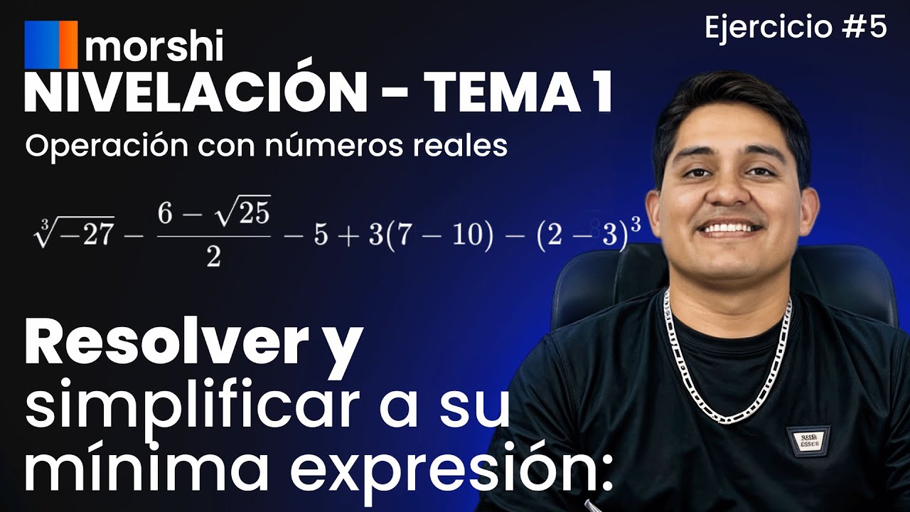Aprende a Resolver Operaciones con Números Reales Paso a Paso ✍️ | Ejercicio 5 Explicado