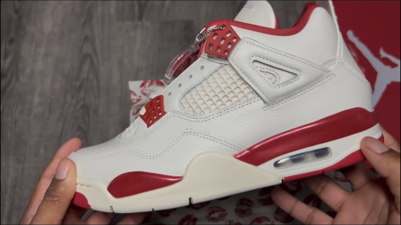 Look like Jordan in their soft era!!! Air Jordan 4 “Valentines” Full review 
