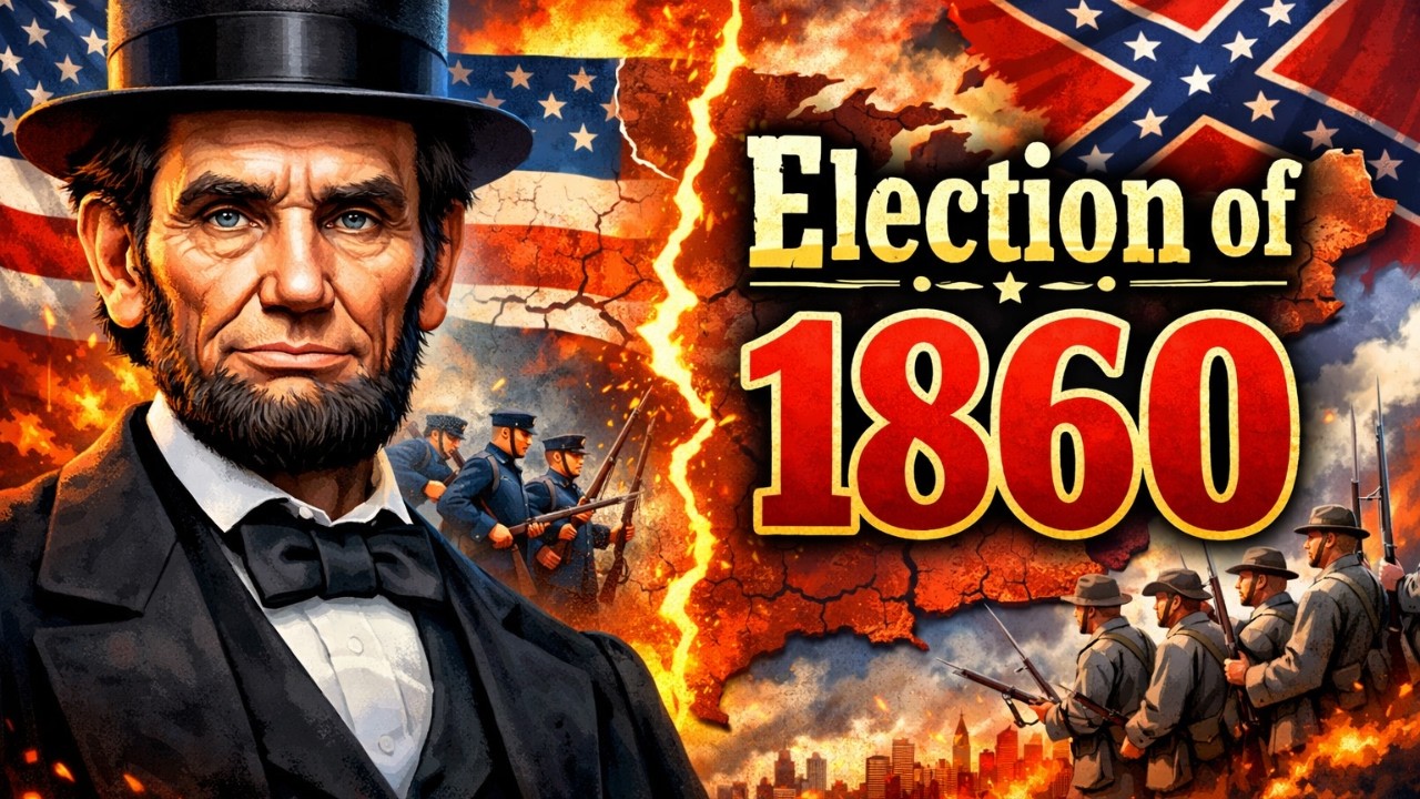 История за 2 минуты! Выборы 1860 года.