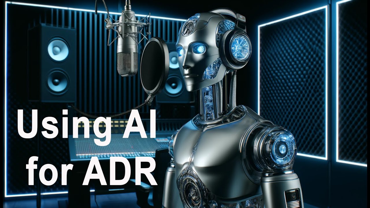 Using AI for ADR in video (dialogue replacement)