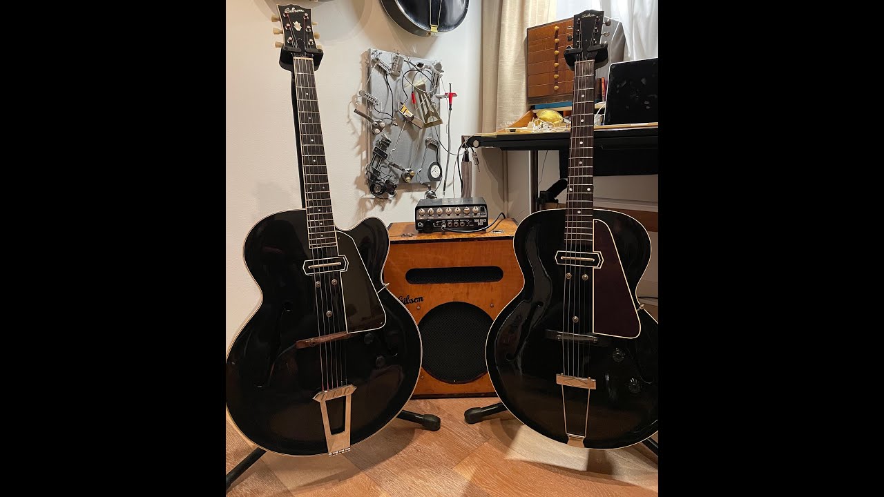 Charlie Christian Pickup Sound Samples - Gibson 1947 ES-300 vs 1940 ES-150