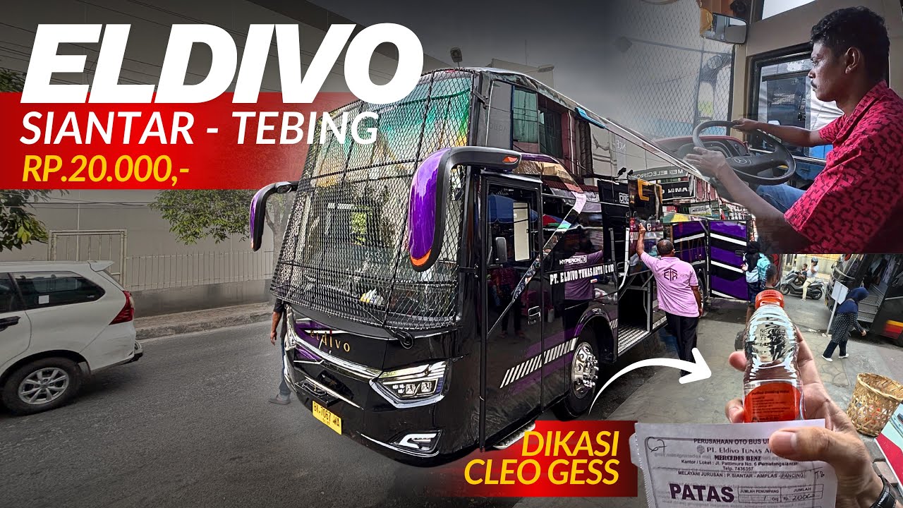 ELDIVO | Siantar - Tebing Rp. 20.000,-  Bus Cepat DPAAT CLEO GESS #fyp #eldivo #murah #siantar