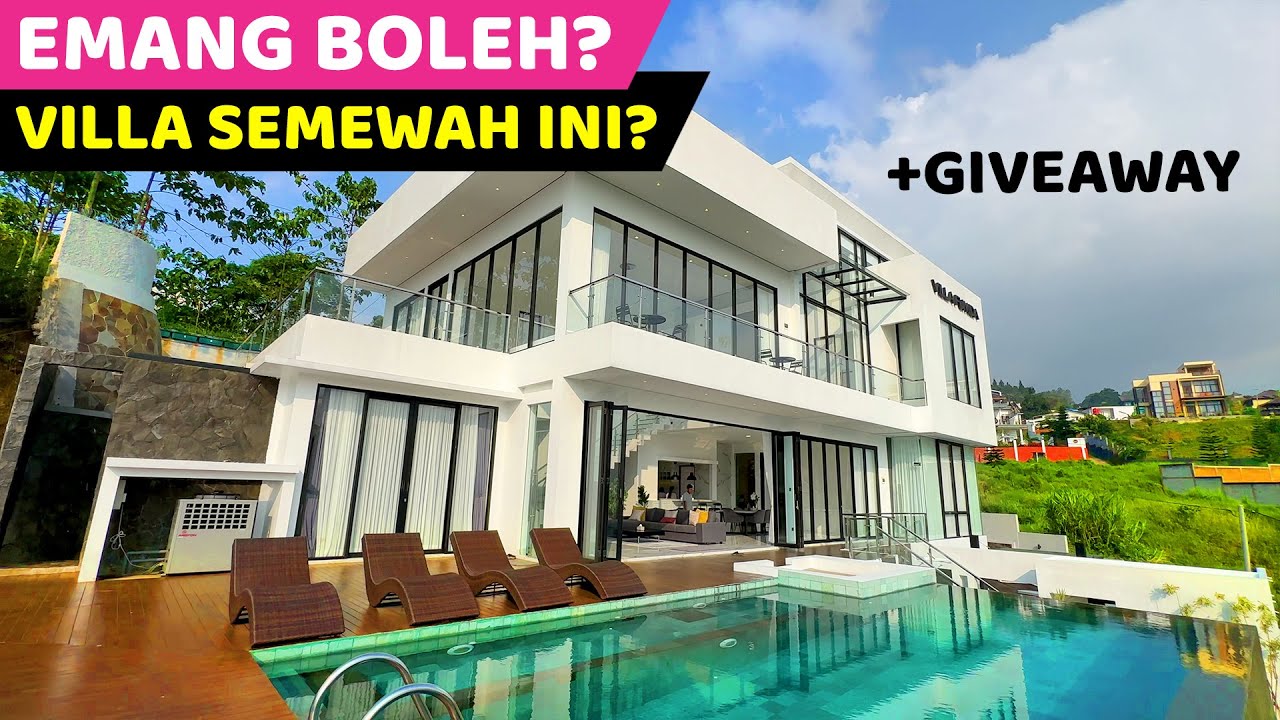 VILLA BARU SUPER MEWAH VIEW JUARA...! Ada Giveaway Nginep sini...! Villa Fumida Puncak Bogor