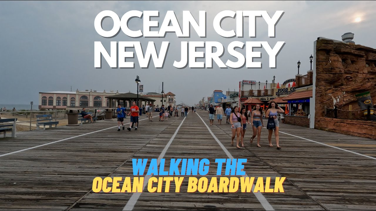 Walking the Boardwalk, Ocean City, New Jersey