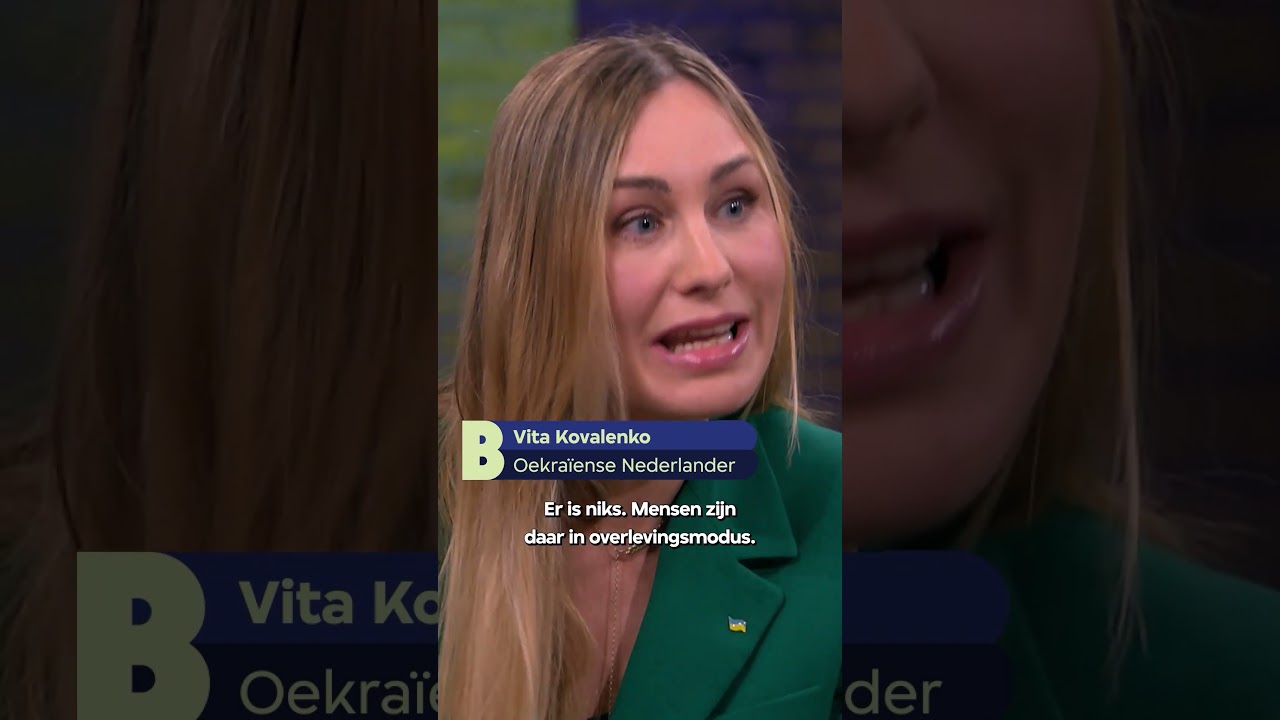 Over oorlog een menselijk gezicht geven | Vita de Geus-Kovalenko #Buitenhof #shorts