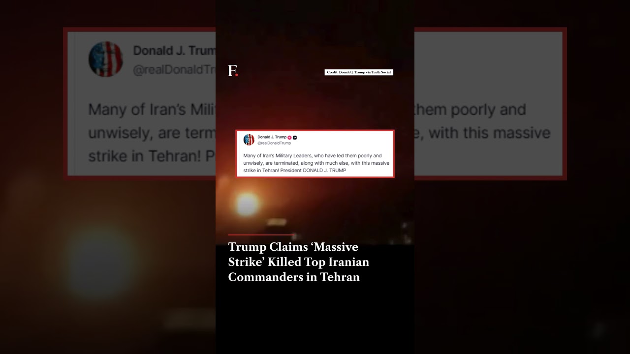 Trump Claims &lsquo;Massive Strike&rsquo; Killed Top Iranian Commanders in Tehran | N18G