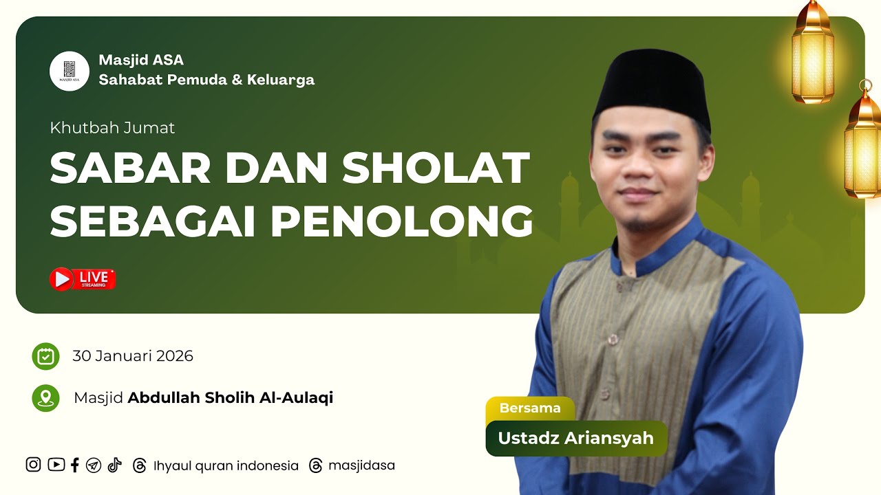Khutbah & Sholat Jum'at | Ustadz Ariansyah