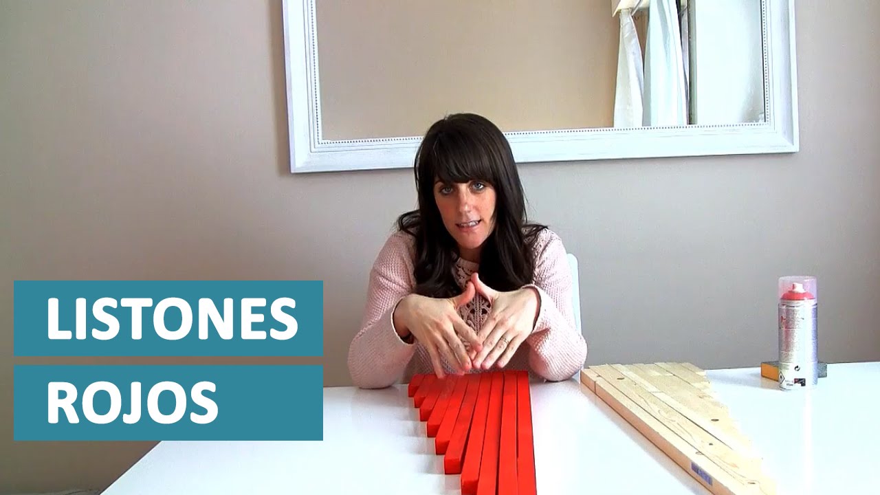 Cómo hacer los listones rojos Montessori en casa