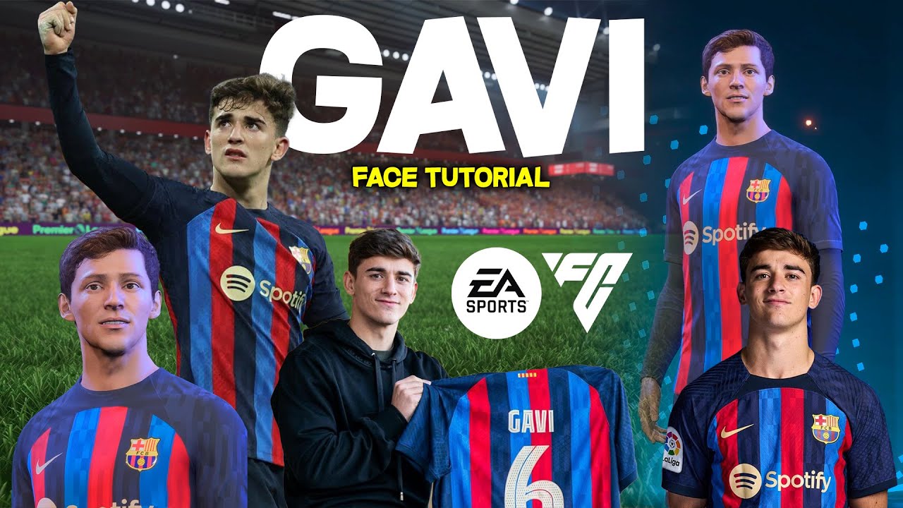 ✅COMO CREAR A GAVI EN FIFA 23 | FACE TUTORIAL PASO A PASO