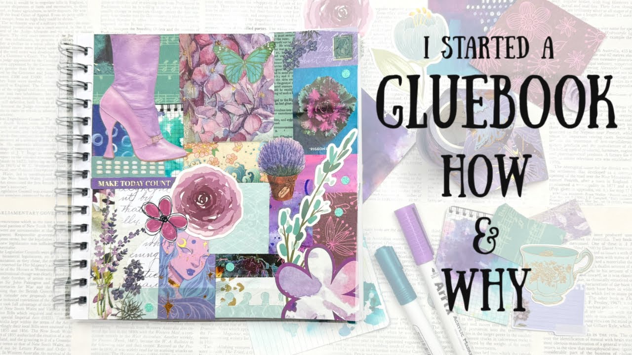 Gluebook - My New Favourite Thing | How I found my style and theme 💜🩵