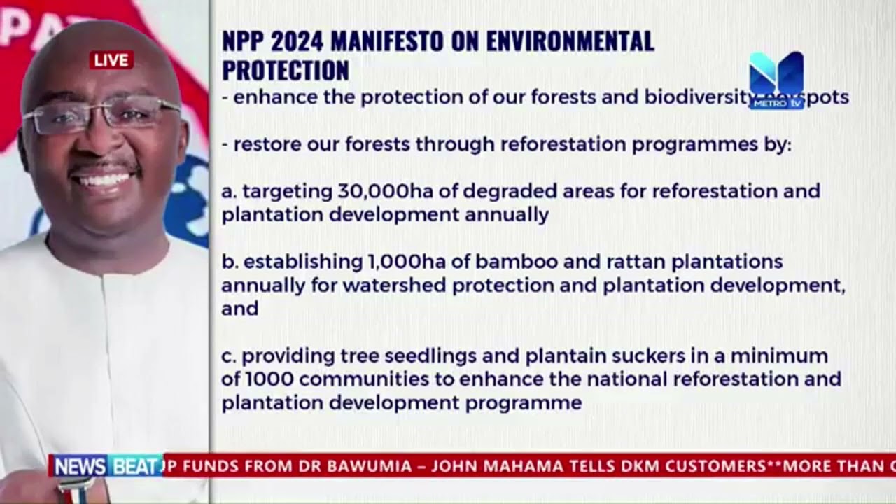 NDC and NPP manifesto on environmental protection