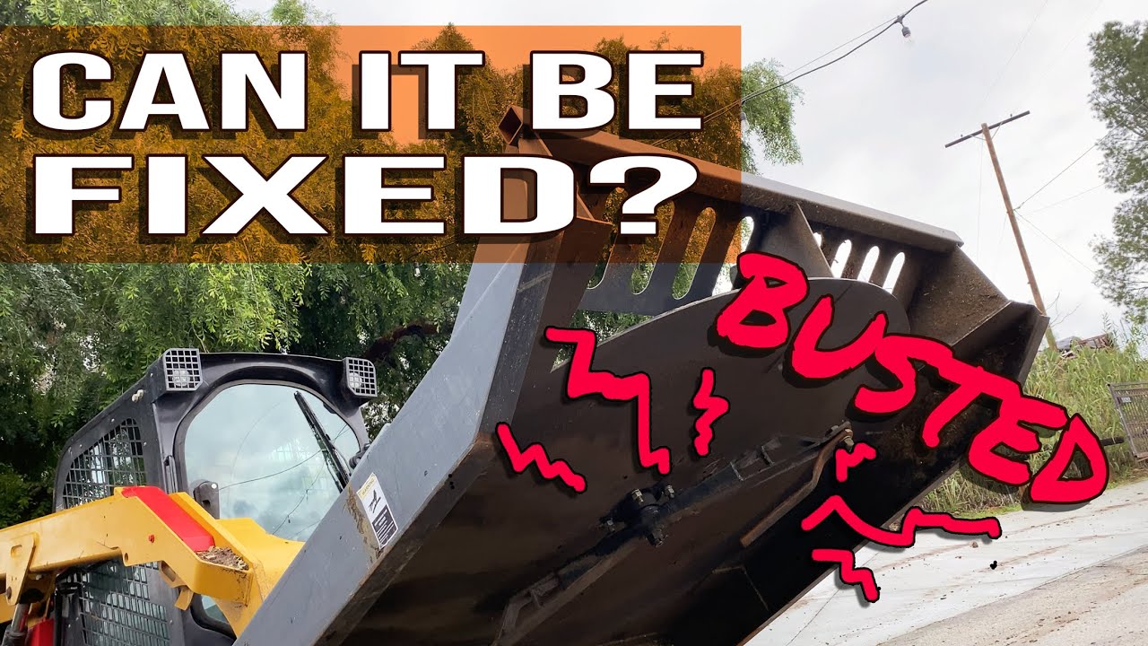 Fixing a Skid Steer Mower/Brush attachment