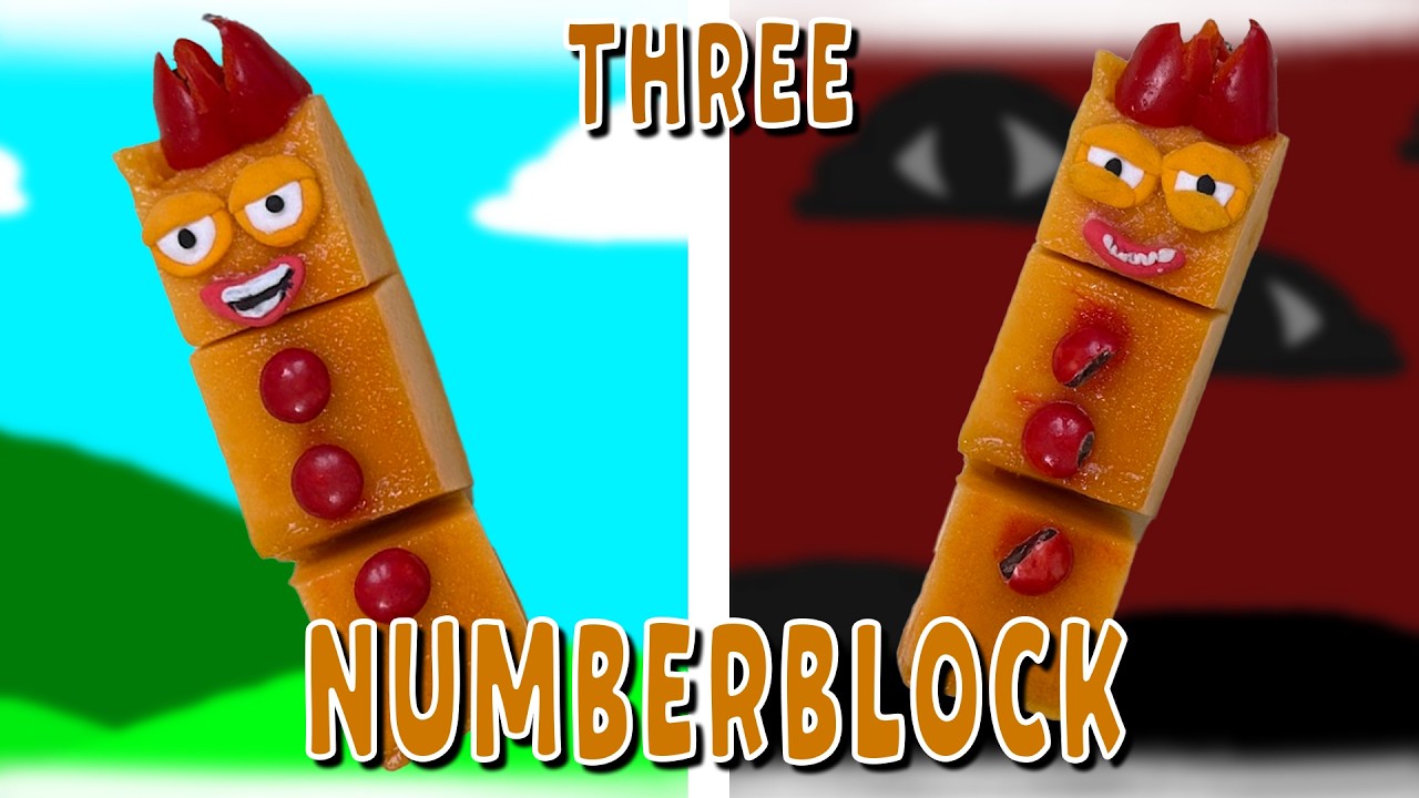 FOOD Incredibox Sprunki OC Three (from Numberlocks) Phase 4 #incredibox #sprunkioc