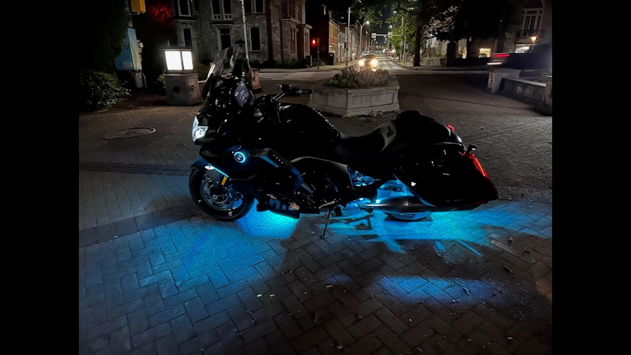 Installation Overview of Motorrad Audio's RGB+W LED Lighting Kit For The BMW K1600B & Grand America