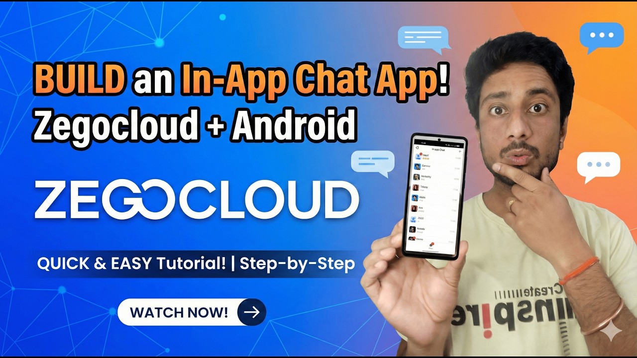 Fastest way to Build Chat android app with Zegocloud chat API