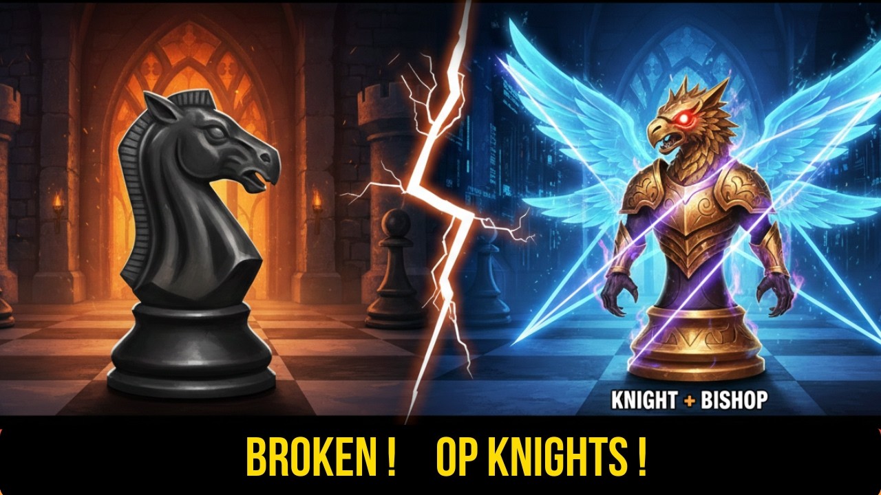 Chess But Op KNIGHTS , Blunder feast