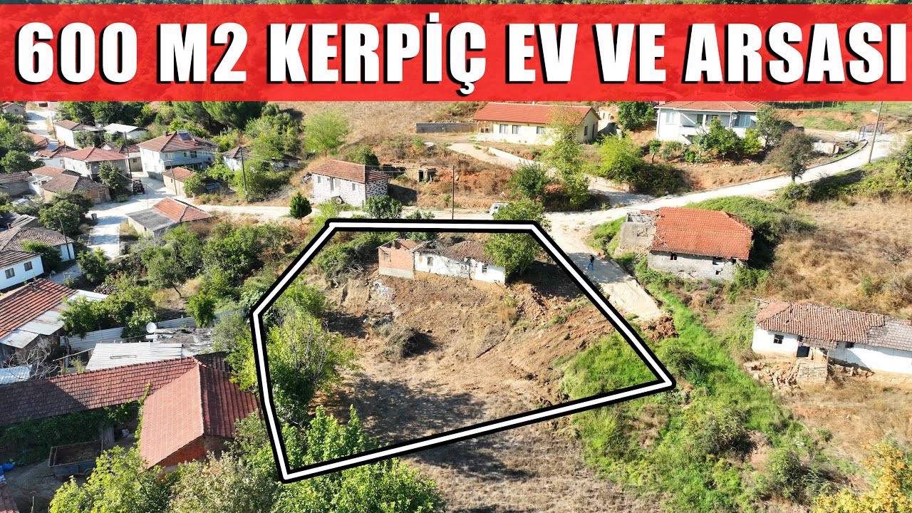 2004- Gönen Geyikli'de 600 m2 Kerpiç Ev ve Arsası/ Köşe Parsel