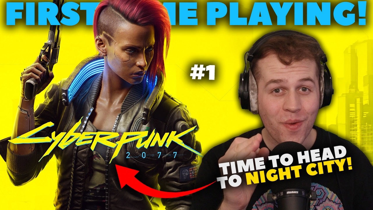 FIRST TIME PLAYING! - Cyberpunk 2077 - 🏆100% Achievement Playthrough🏆 !discord !clip !lurk !blerp