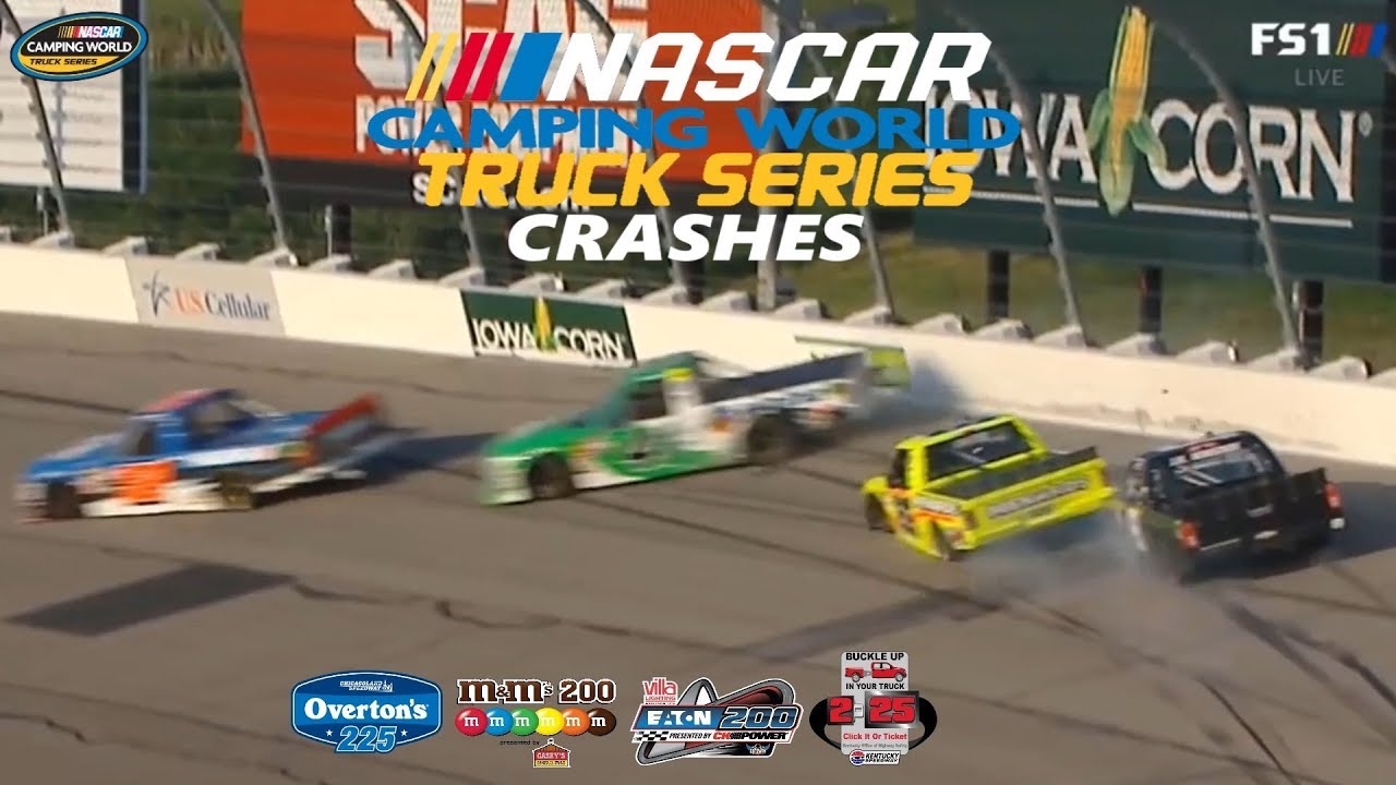 2018 NASCAR Truck Series Crashes (Iowa-Kentucky)