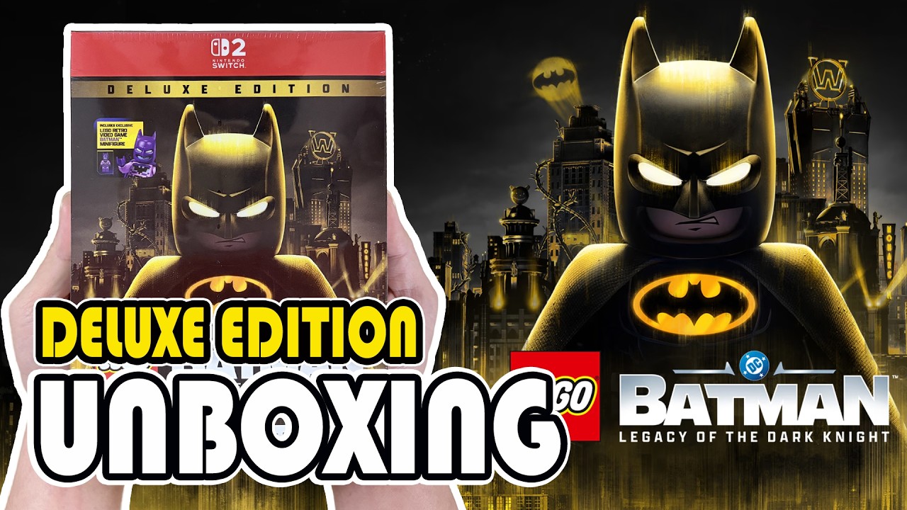 Lego Batman: Legacy of the Dark Knight Deluxe Edition (Nintendo Switch 2) Unboxing