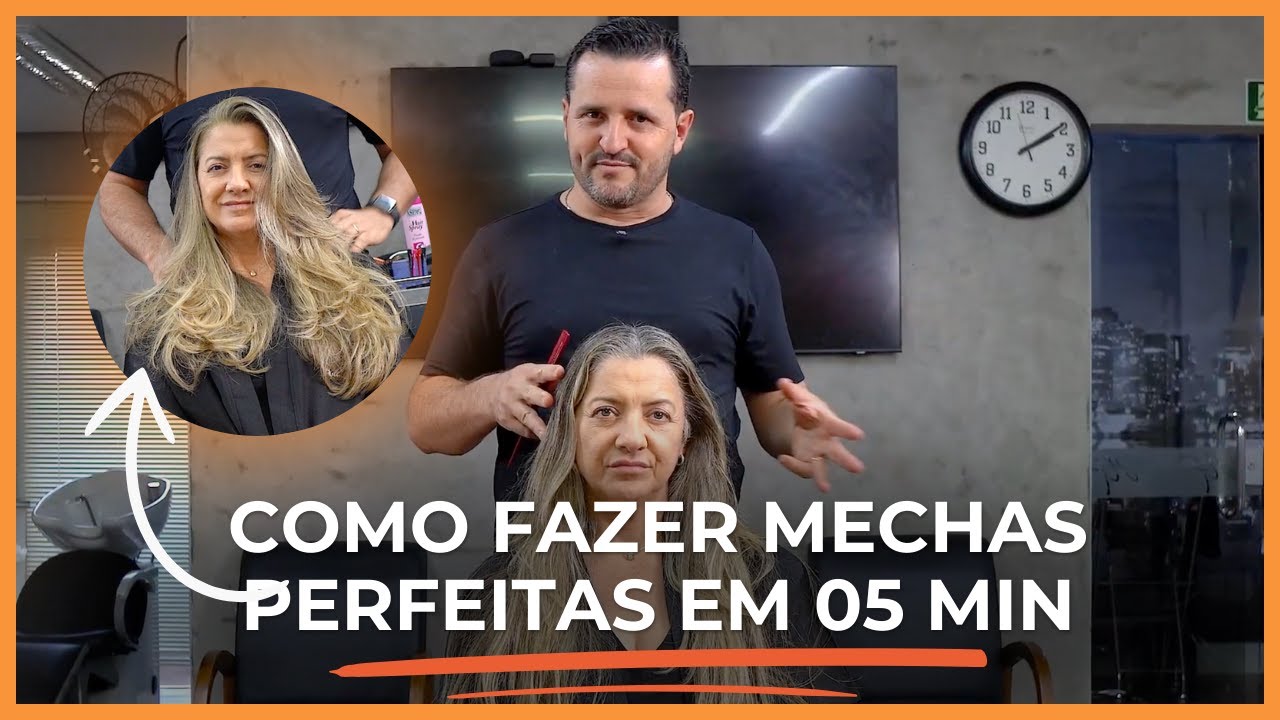 O Segredo para Transformar Cabelos Brancos em Mechas! #salaodebeleza