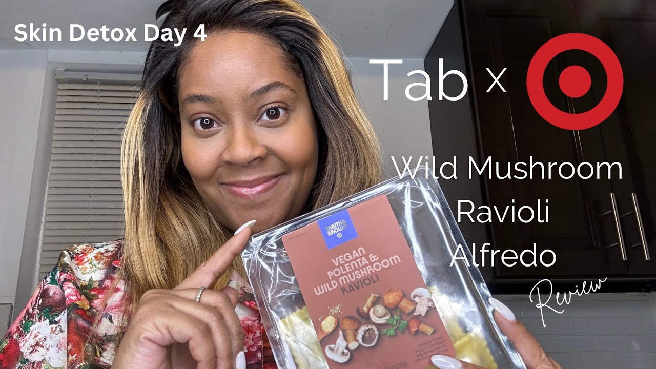 Tabitha Brown x Target Review: Wild Mushroom Ravioli with Cream Sauce🌱🍄