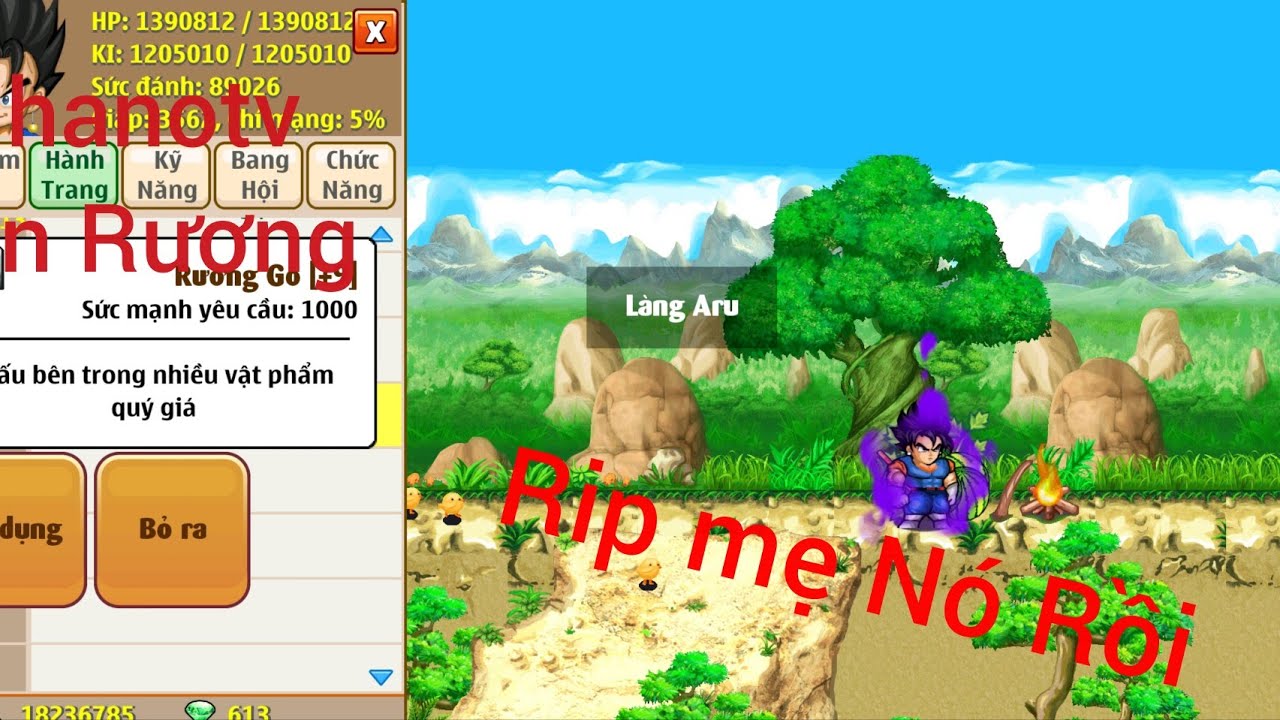 Ngọc Rồng Online_Đ&aacute;nh Rương Cho Ac hanotv