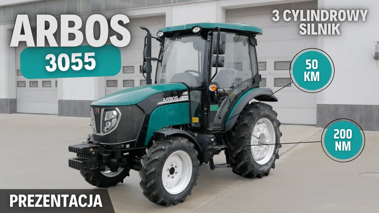 ARBOS 3055 - jeden z popularniejszych o mocy 50 KM | Prezentacja / test ciągnika