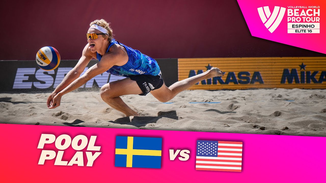 &Aring;hman/Hellvig vs. Partain/Benesh - Pool Play Highlights | Espinho 2024 #BeachProTour