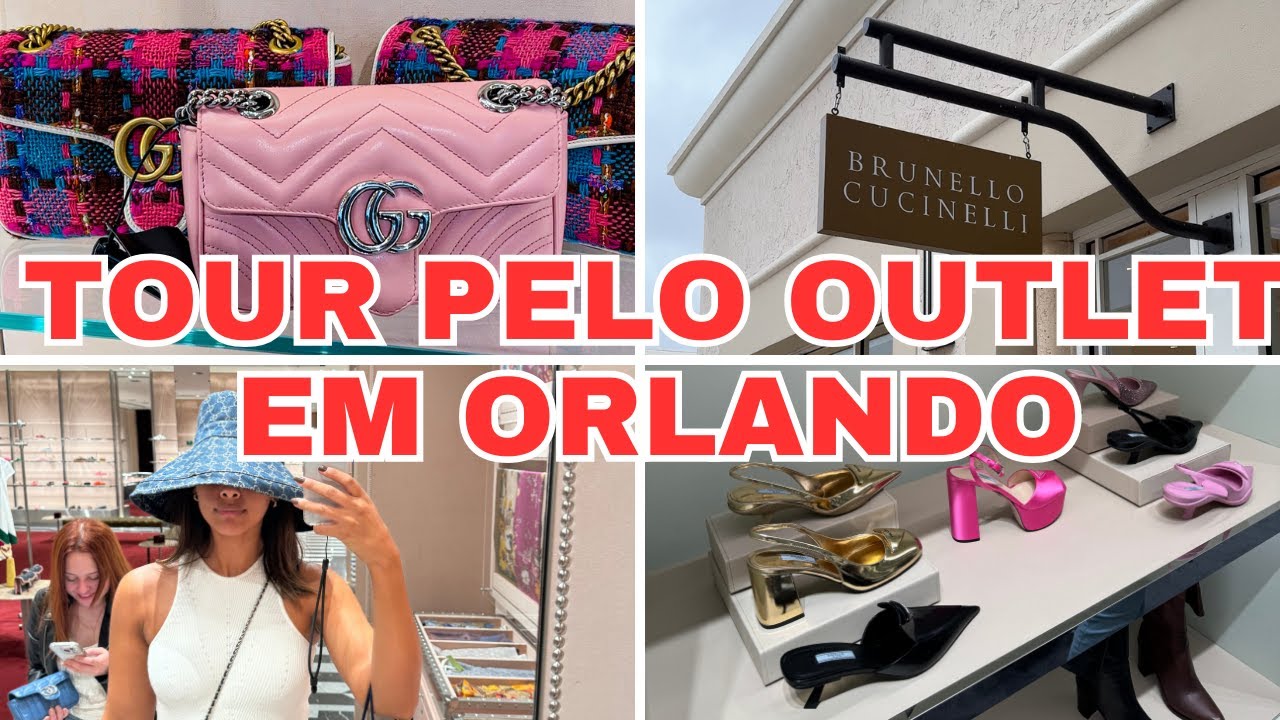 OUTLET DE LUXO EM ORLANDO | Tour pelo Vineland outlet com preços. Gucci, Prada, Burberry e mais