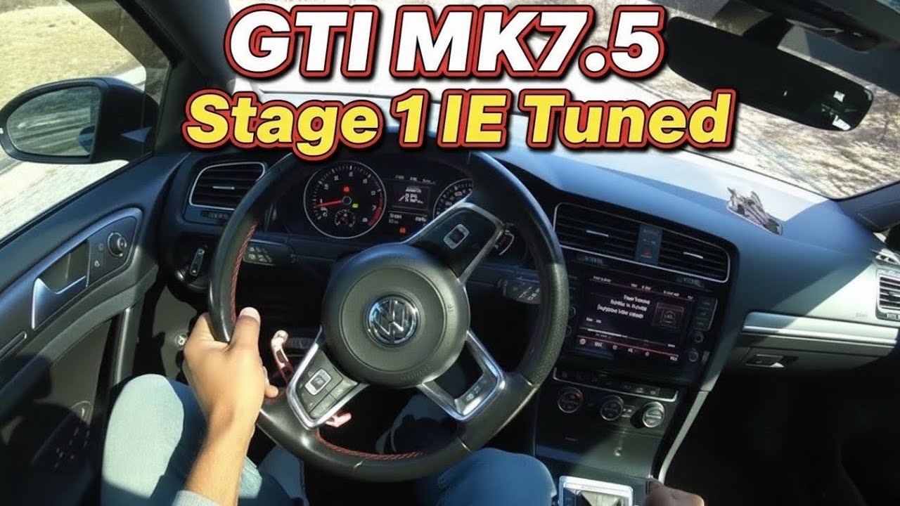Volkswagen GTI MK7.5 Stage 1 Spirited Driving!