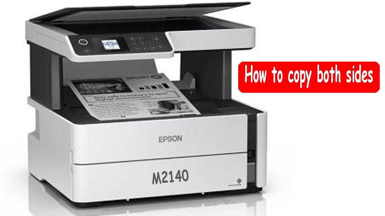 How to xerox both sides on Epson M2140 Printer | Both sides copy