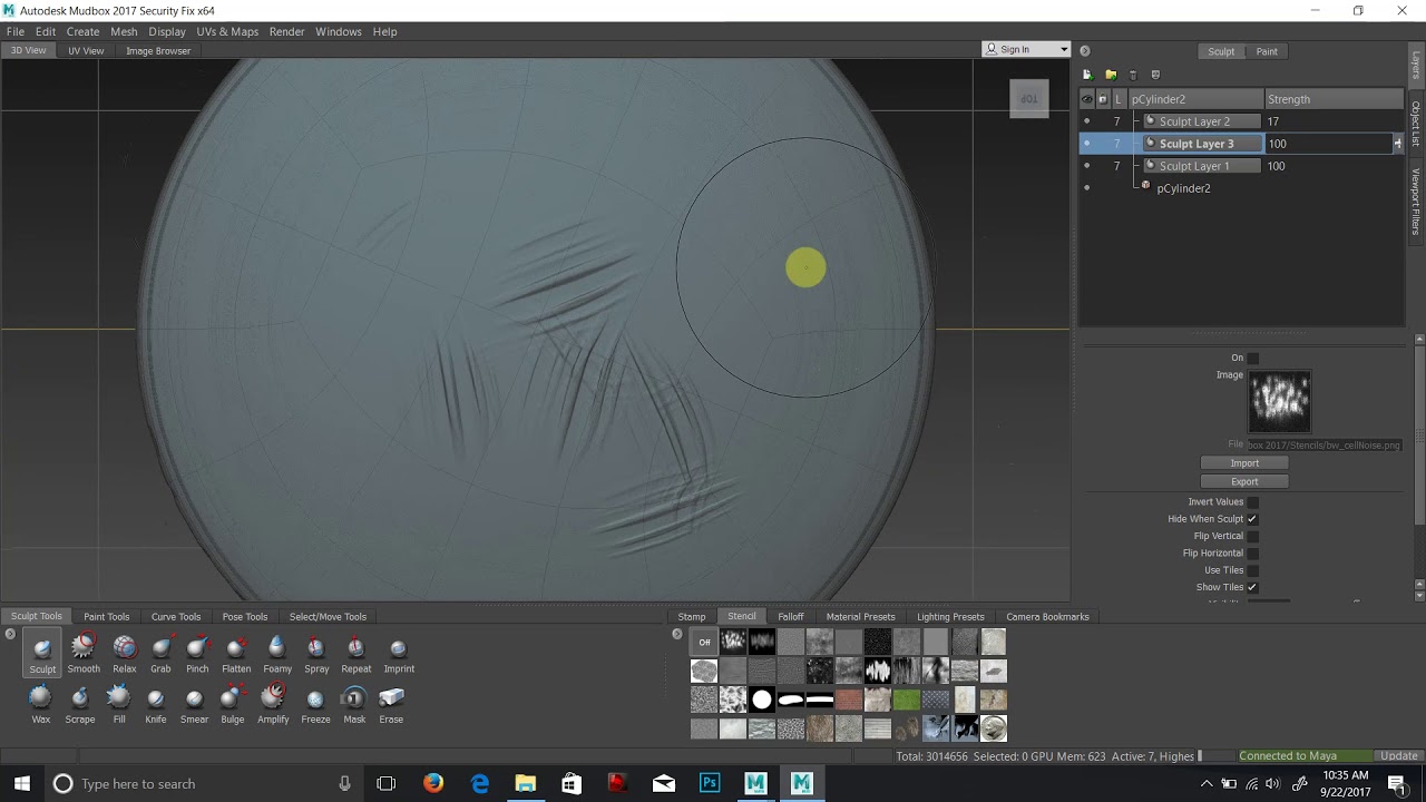 Maya to Mudbox 2017: Sculpting 101