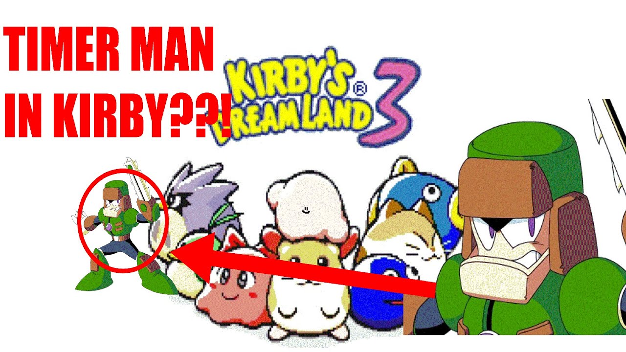 Mega Man Y+1 - Timber Man (Kirby's Dreamland 3 style cover)