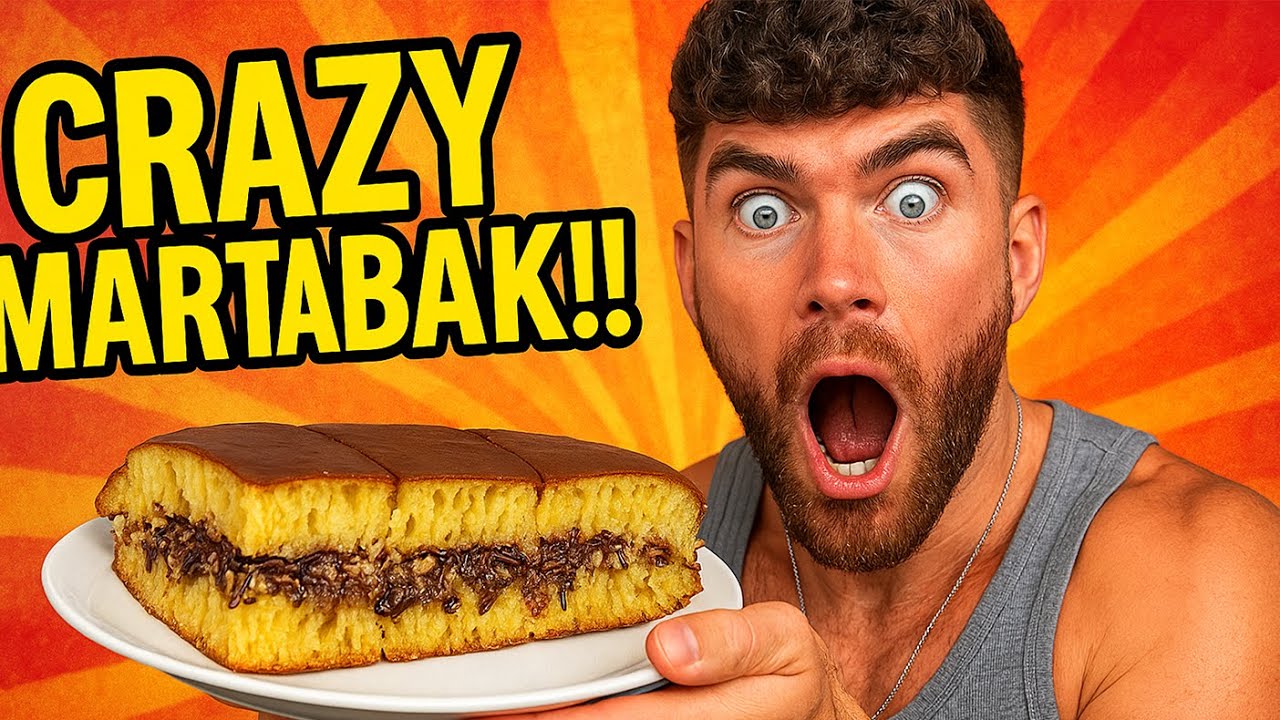 Brits try Indonesian Food!! Ft Martabak Manis