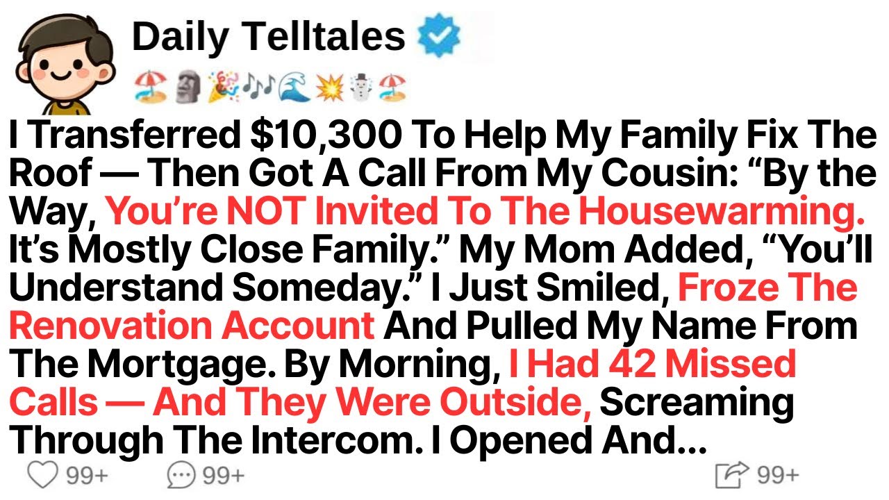 I Transferred $10,300 To Help My Family Fix The Roof — Then Got A Call From My Cousin: “By the Way,