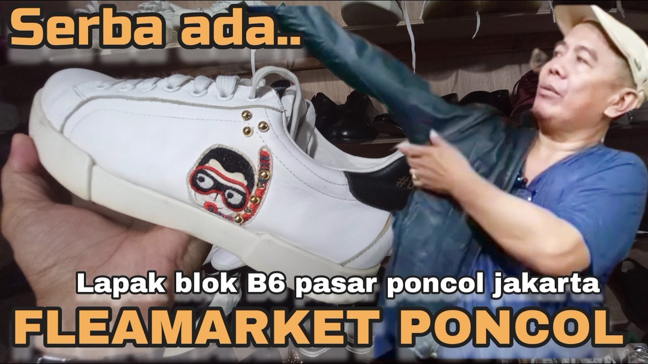 PAKET KOMPLIT ‼️ JAKET DOMPET GESPER TOPI SEPATU SECOND TERBAIK DI PASAR LOAK PONCOL