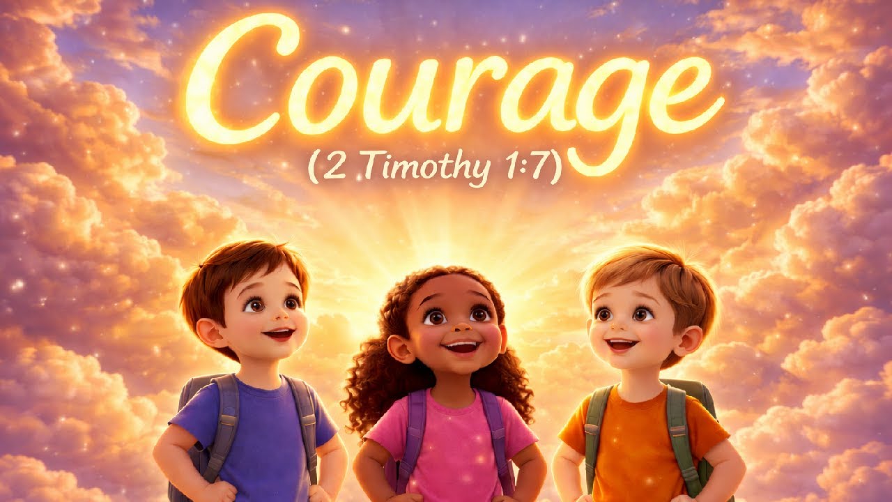 Joyful Bible Song for Kids | Courage -2 Timothy 1:7 | Lyric Lambs