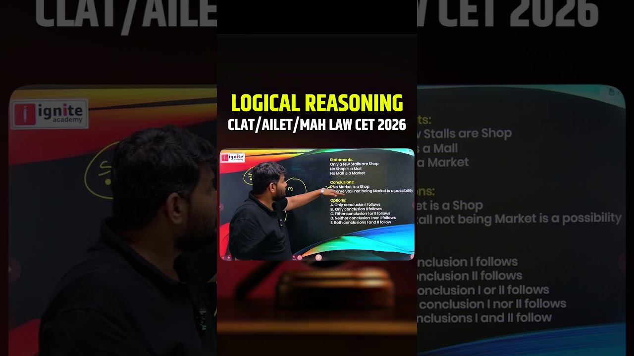 Logical Reasoning Tricks & Strategy | CLAT AILET MH CET LAW 2026 | #reasoningtricks