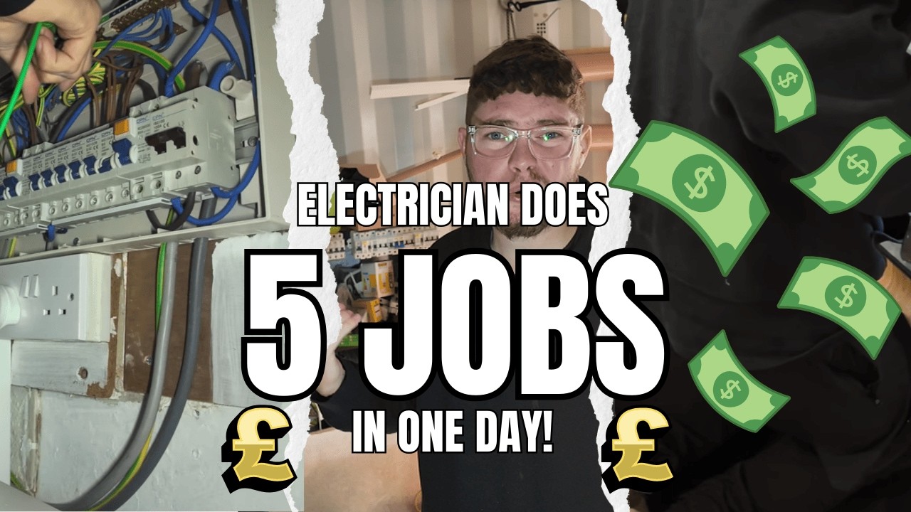 Реальная жизнь электрика: 5 работ, ни одного перерыва.
