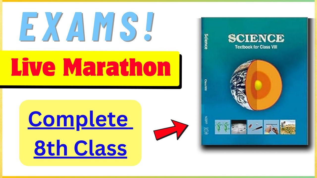 🔥 Class 8 Science MARATHON LIVE | Complete Class 8 Science Part 1 | Full Syllabus Revision 🔥