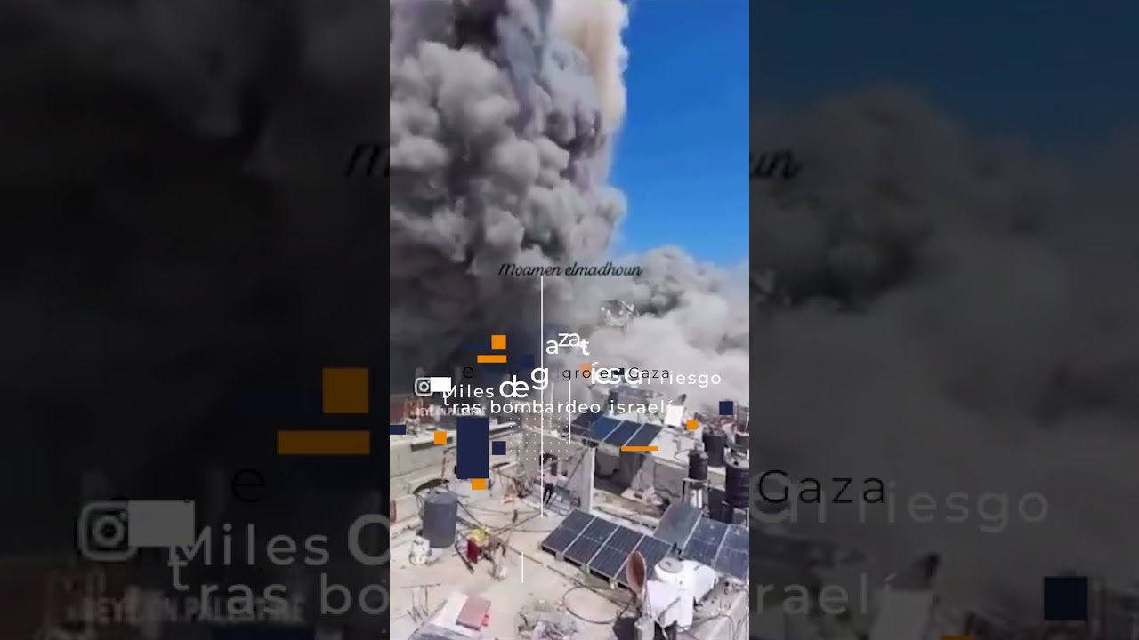 💥🇮🇱🇵🇸 Crece el peligro en Gaza | Israel bombardea 10 edificios en campamento de refugiados