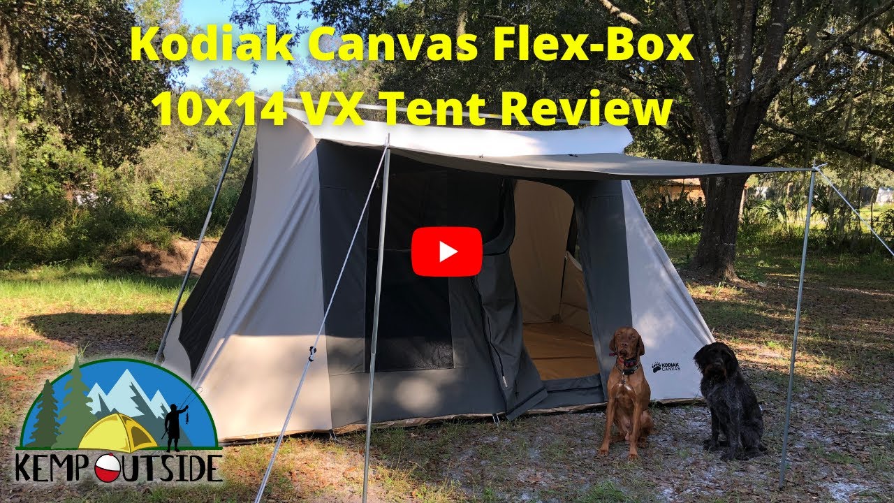 Kodiak Canvas Flex-Bow 10x14 VX  Tent Review | Camping Gear Reviews | Easy to Set Up Canvas Tent