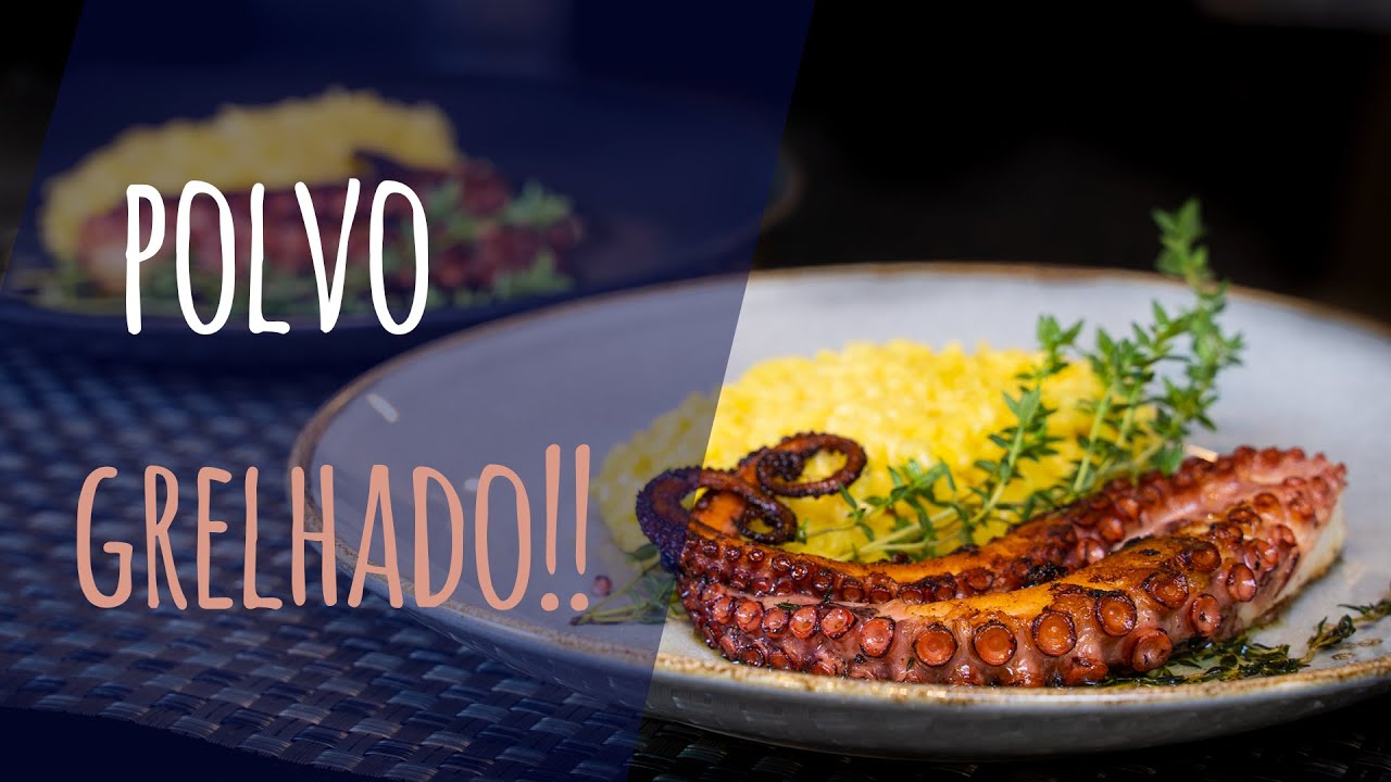 Receita de Polvo Grelhado