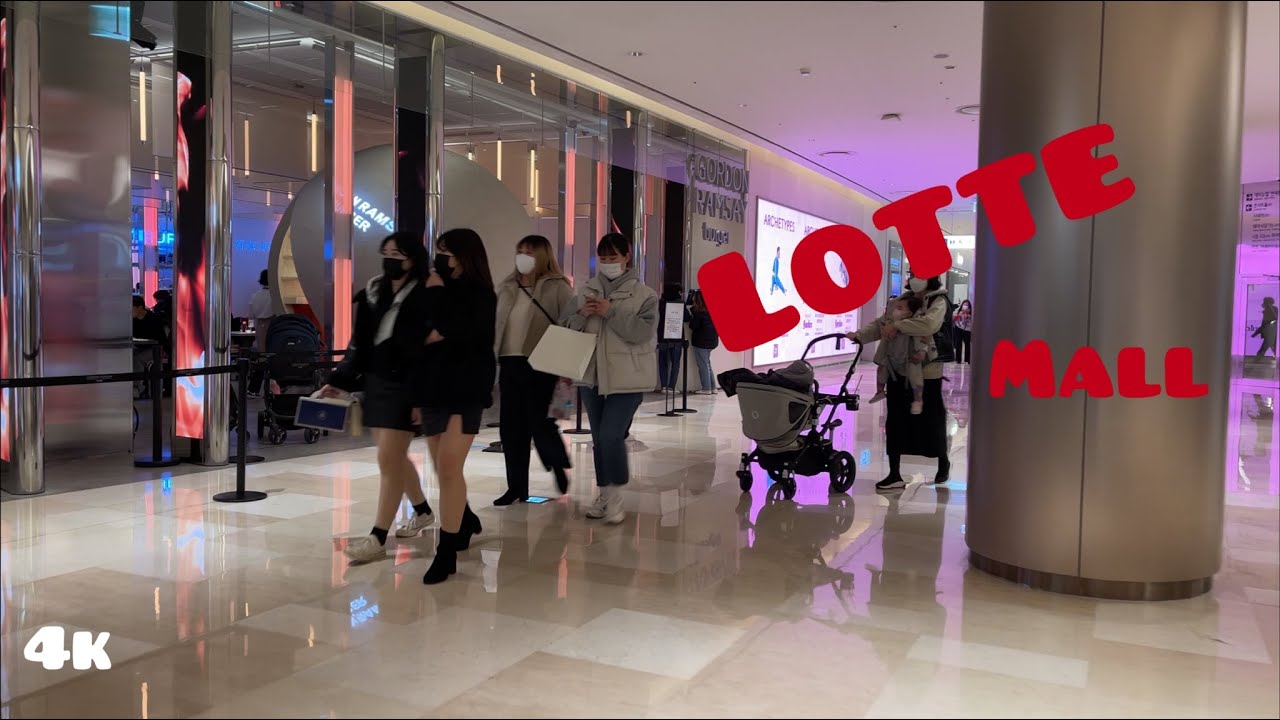 Lotte World Mall l take a look at one of the most famous malls in Seoul, South Korea [4K HDR]