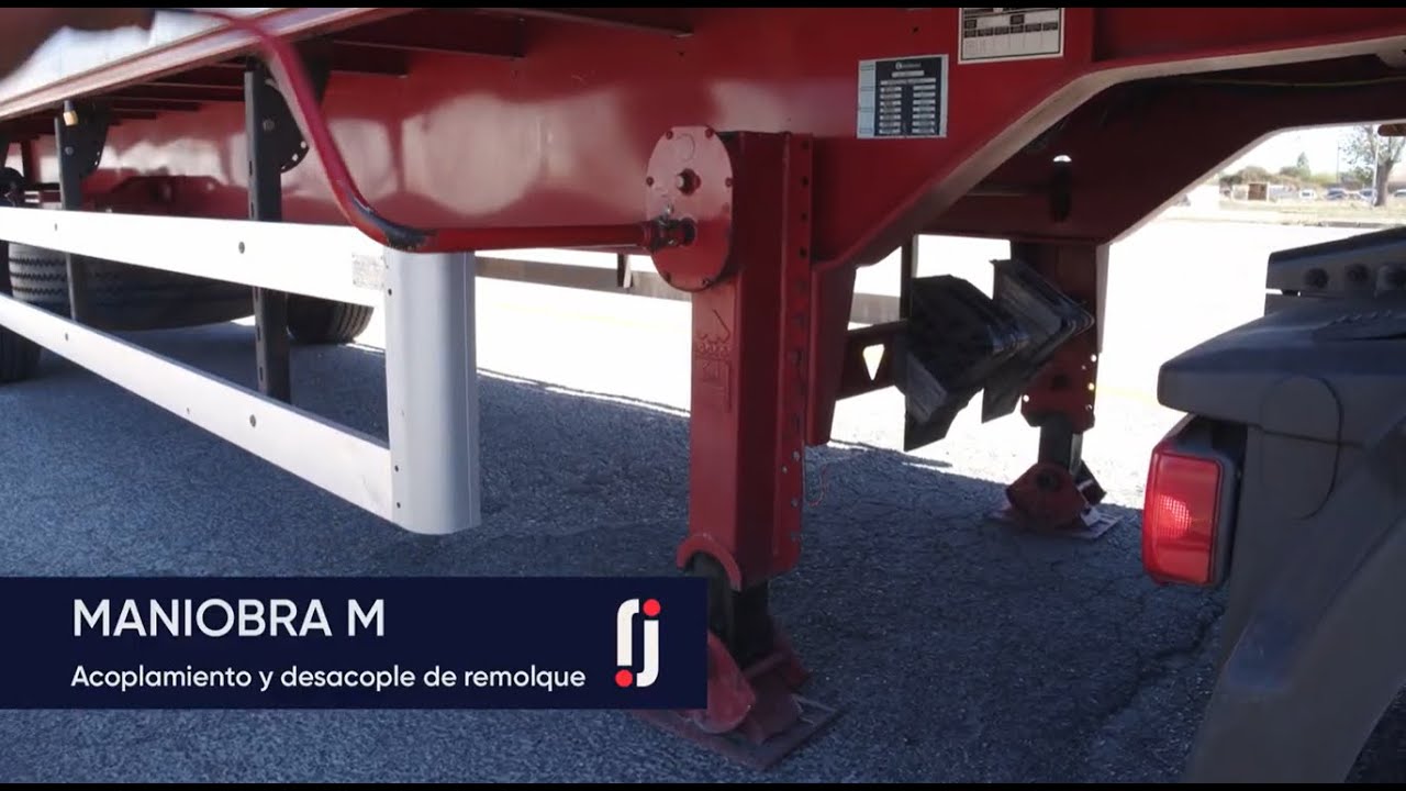 MANIOBRA M con TRÁILER en PISTA 🚧 Acoplamiento y desacople de remolque 🔥