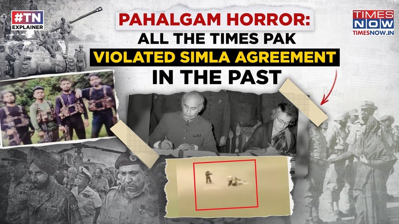 After Pahalgam, Pakistan Provokes With Simla Agreement Move? How Islamabad Violated It In The Past?