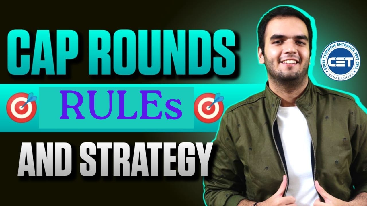 Cap Round Rules - Freeze, Betterment - Engineering Counselling - MHTCET - Strategy RG Lectures