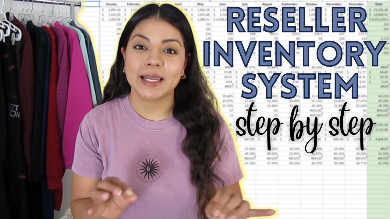 My Spreadsheet For Tracking Reseller Inventory & Creating SKU Numbers COMPLETE INVENTORY SYSTEM PT.1